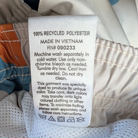 Men's PacSun Light Gray Daisy‎ Print Swim Trunks 6" Inseam Size L Relaxed - Picture 14 of 15